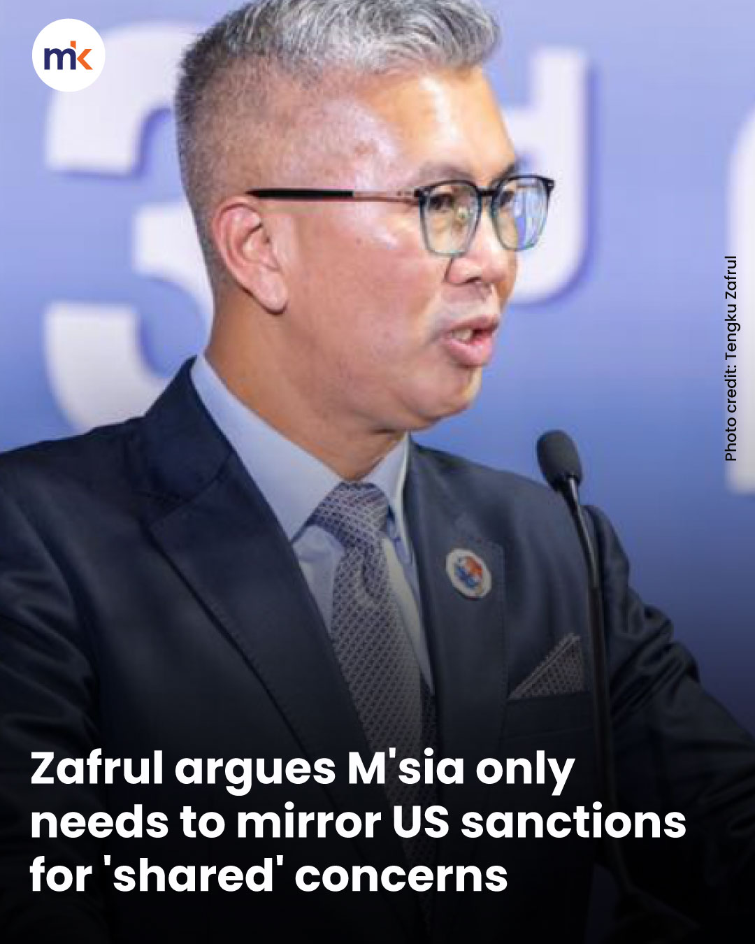 Zafrul argues M'sia only needs to mirror US sanctions for 'shared' concerns