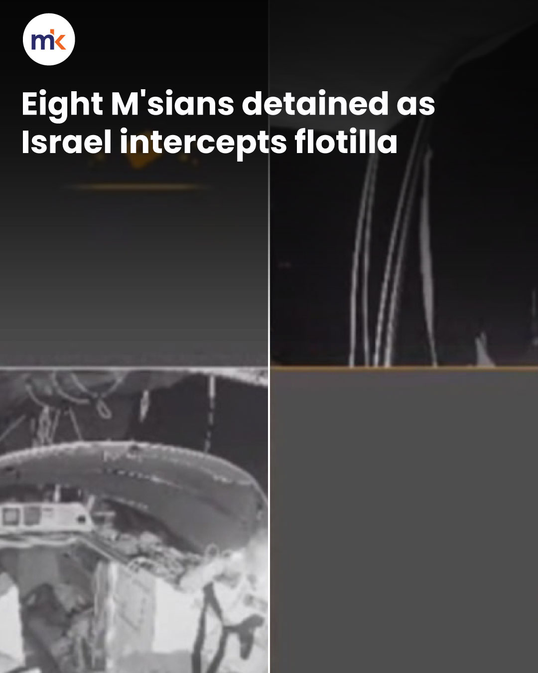 Eight M'sians detained as Israel intercepts flotilla
