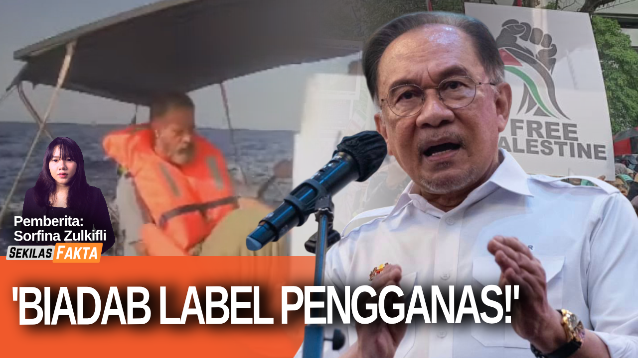 Kapal terakhir GSF dipintas, Anwar bengang - 'Biadab', Demo tegang! Tolak menolak | SEKILAS FAKTA