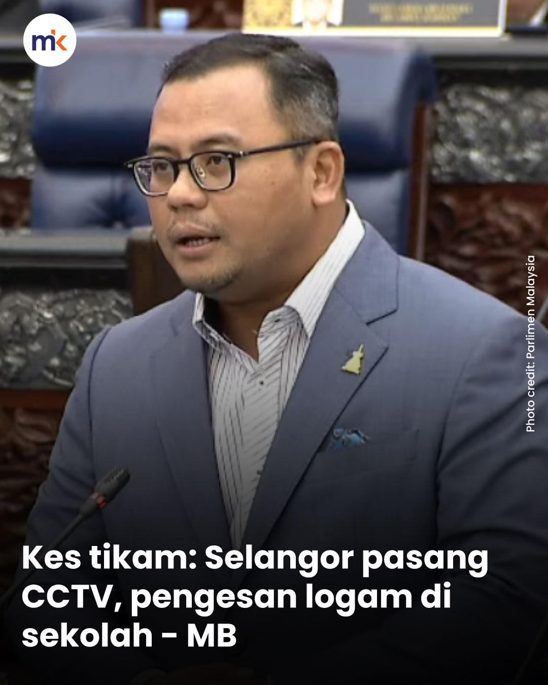 Kes tikam: Selangor pasang CCTV, pengesan logam di sekolah - MB