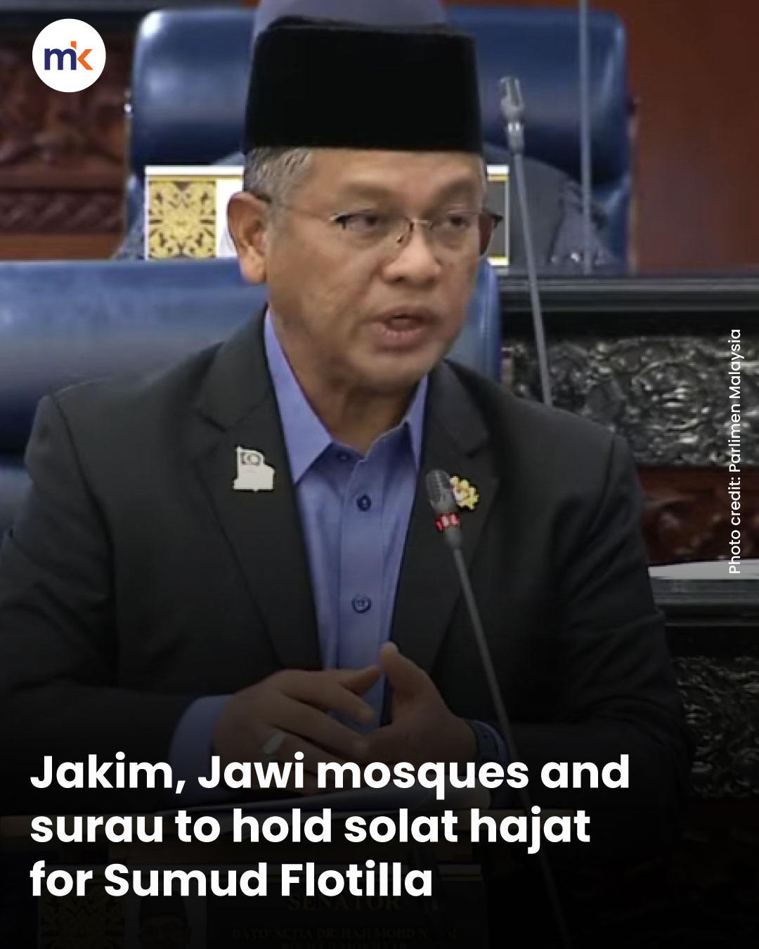Jakim, Jawi mosques and surau to hold solat hajat for Sumud Flotilla