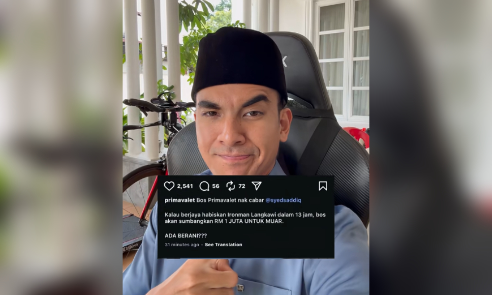 Syed Saddiq sahut cabaran Primavalet demi RM1 juta untuk Muar