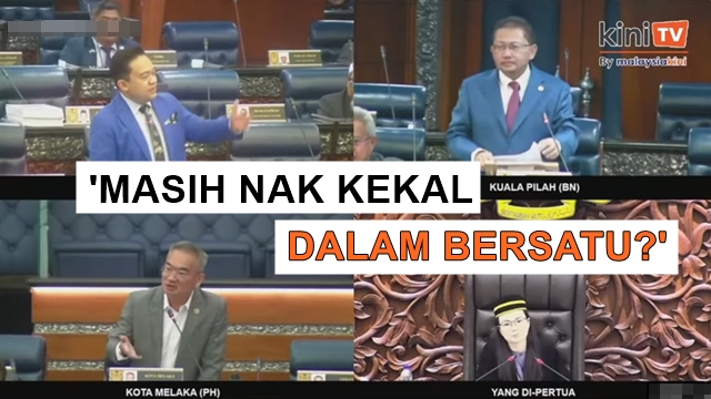 'Dekat luar tentang Pagoh, tapi dekat dalam masih nak bersama Bersatu?'