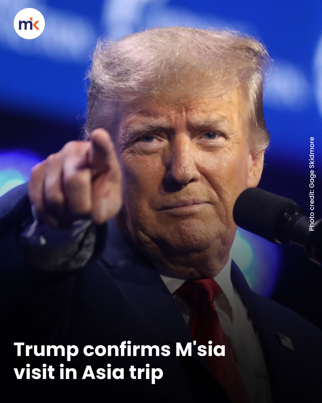 Trump confirms M'sia visit in Asia trip
