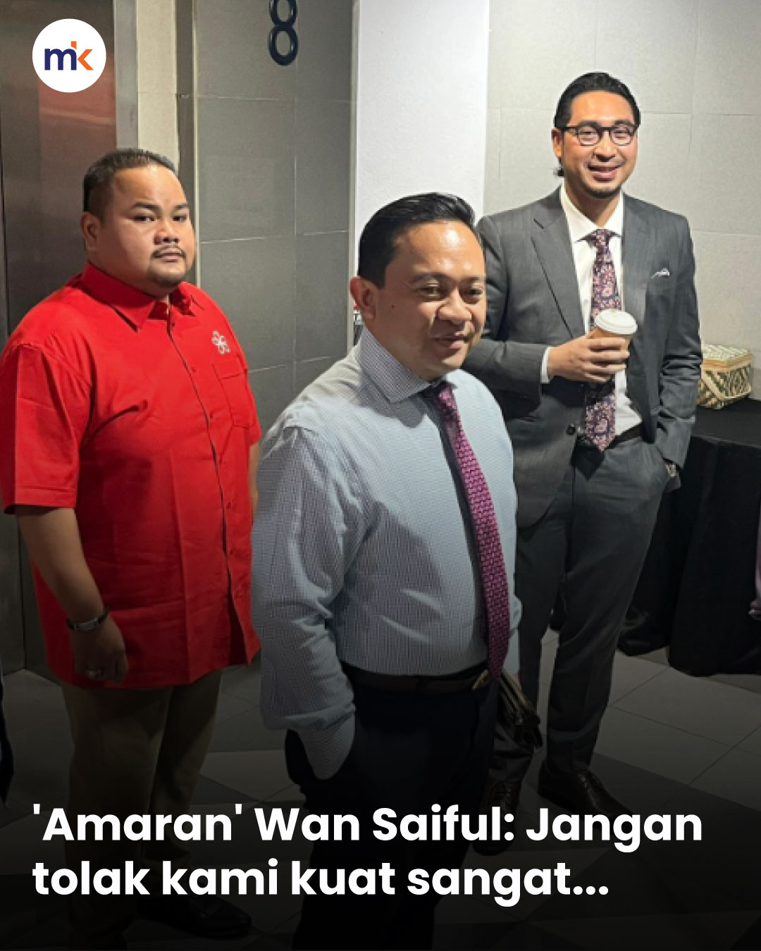 'Amaran' Wan Saiful: Jangan tolak kami kuat sangat...