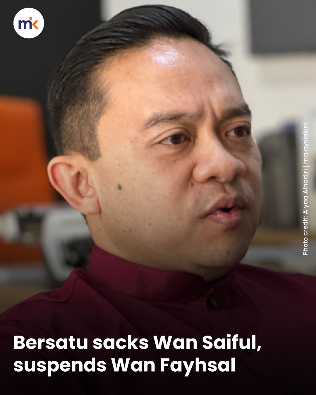 Bersatu sacks Wan Saiful, suspends Wan Fayhsal