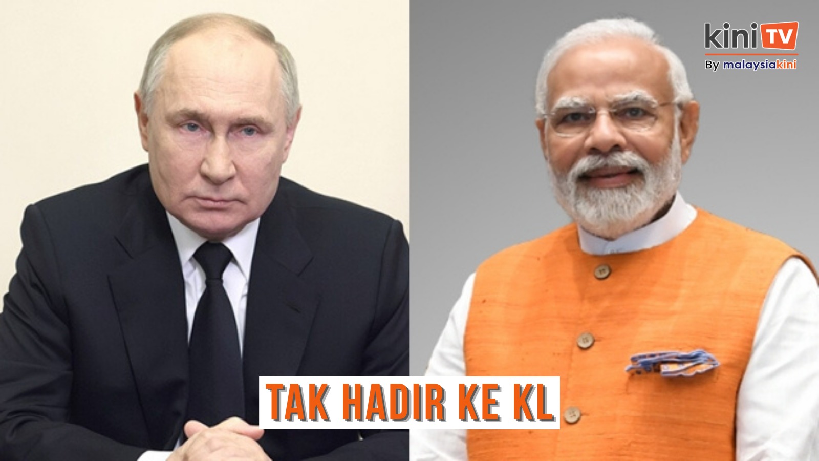 Putin tak hadir Sidang Kemuncak Asean, Modi sertai atas talian - PM