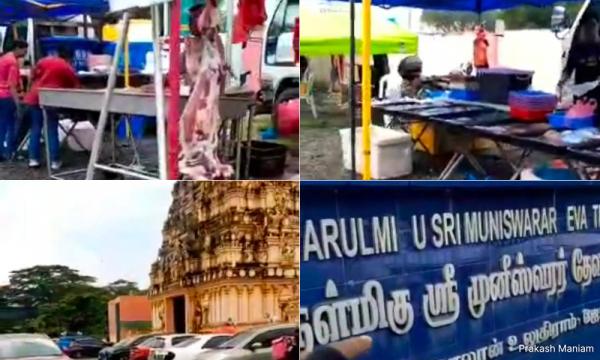 PKR Tebrau kecam jualan ayam, kambing, ikan di perkarangan kuil
