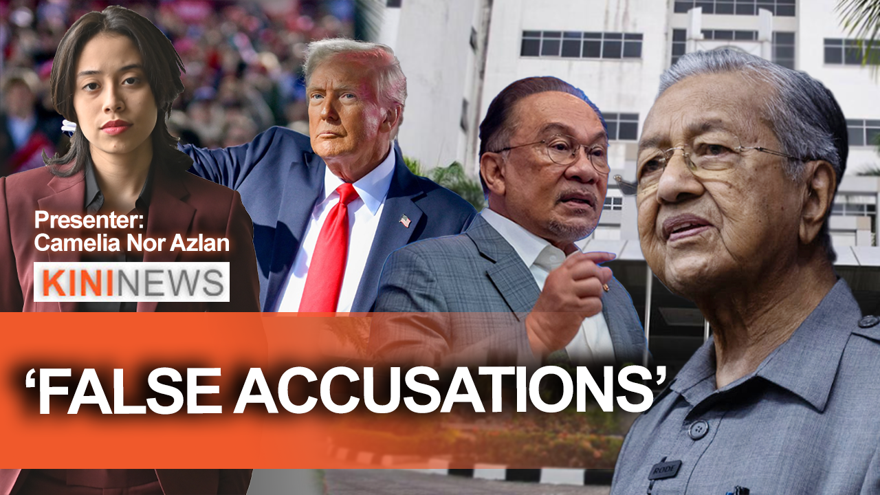 #KiniNews: I sued Anwar as his slander carries more weight as PM - Dr M; Trump confirms M'sia visit