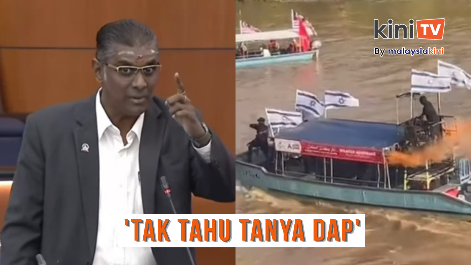 'Kalau betul simulasi, tenggelamkanlah bot, bakar bendera Israel' - Rayer