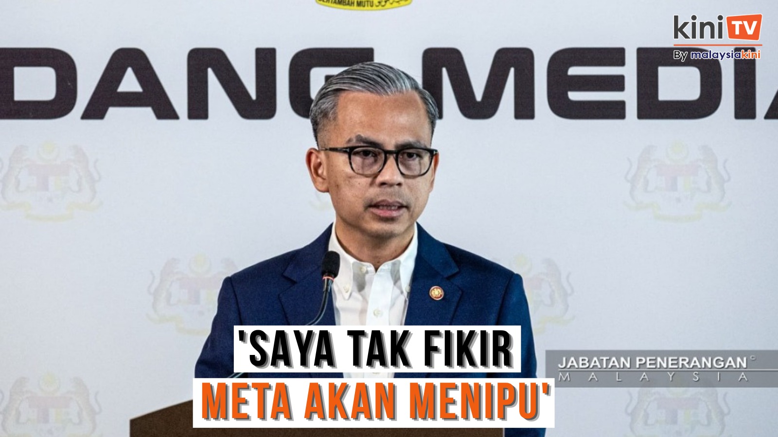 Fahmi: Meta nafi gantung FB Malaysiakini, kerajaan tak terlibat