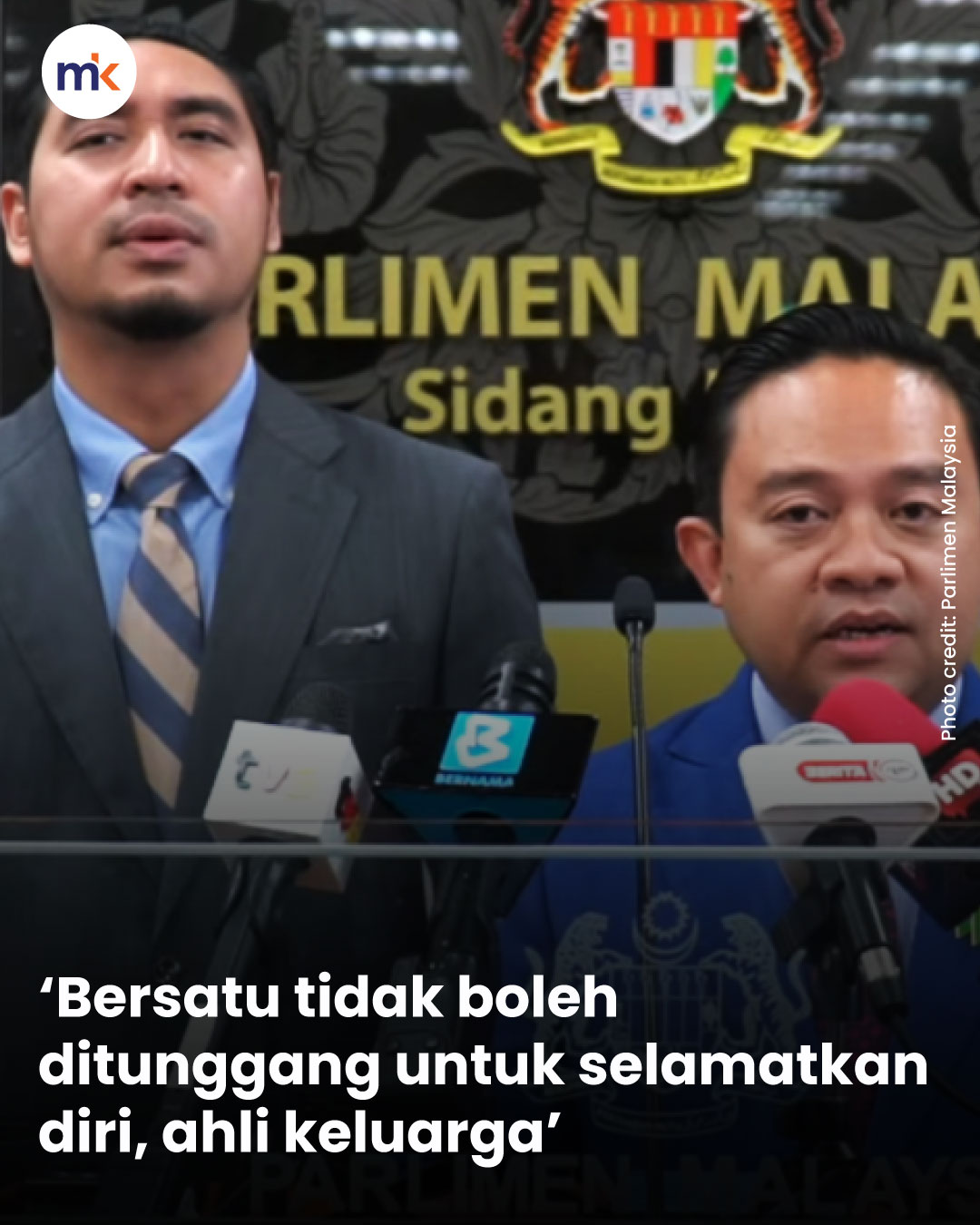‘Bersatu tidak boleh ditunggang untuk selamatkan diri, ahli keluarga’