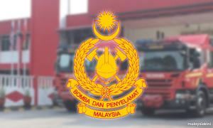 12 hektar hutan tanah gambut di Muar terbakar