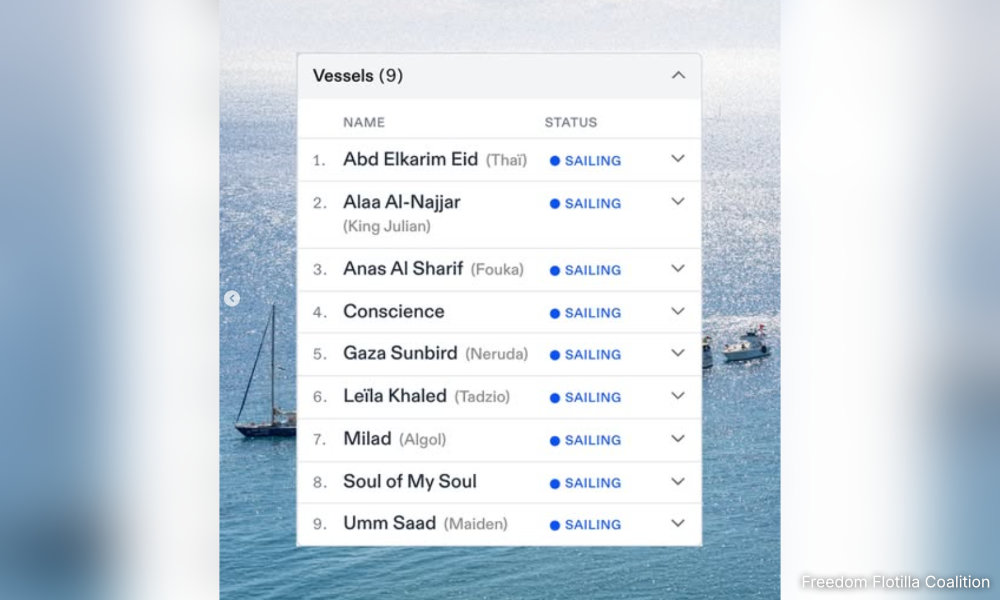 11 lagi kapal belayar ke Gaza cabar sekatan Israel 2 b9841a10eaf82d2e92b669d136324bd4