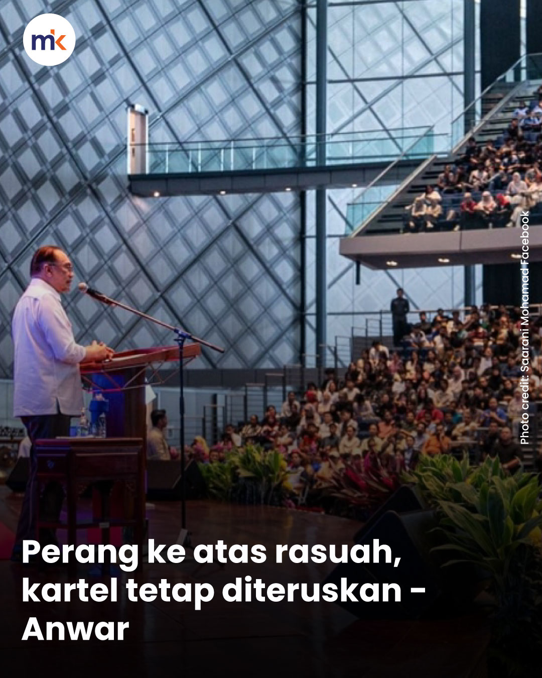 Perang ke atas rasuah, kartel tetap diteruskan - Anwar
