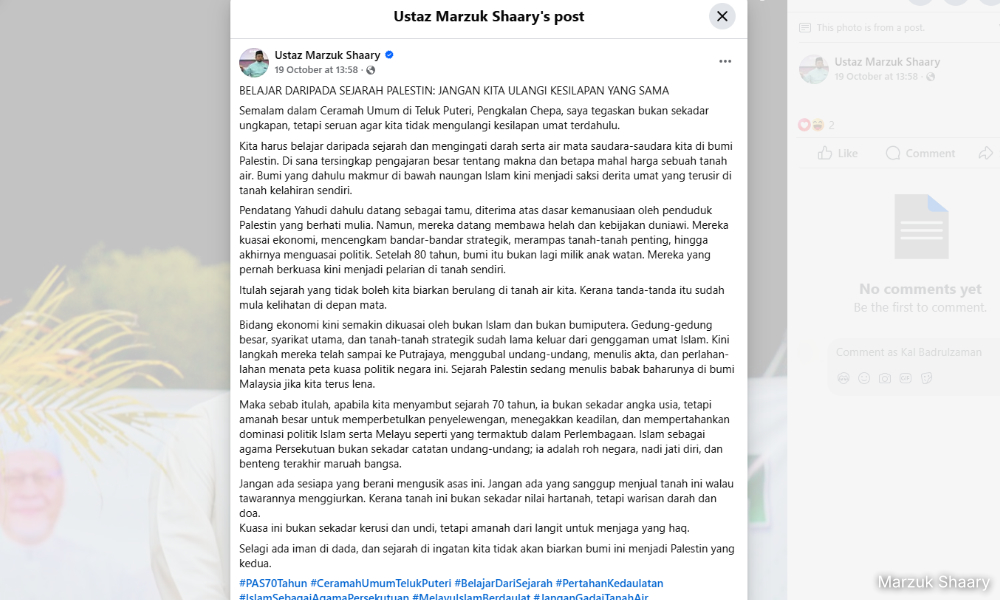 ‘PN mesti kecam kenyataan hasutan Marzuk atau tanggung akibat bersama’ 2 bb2d41b7d28135c4bdf6b2e6c733c75b