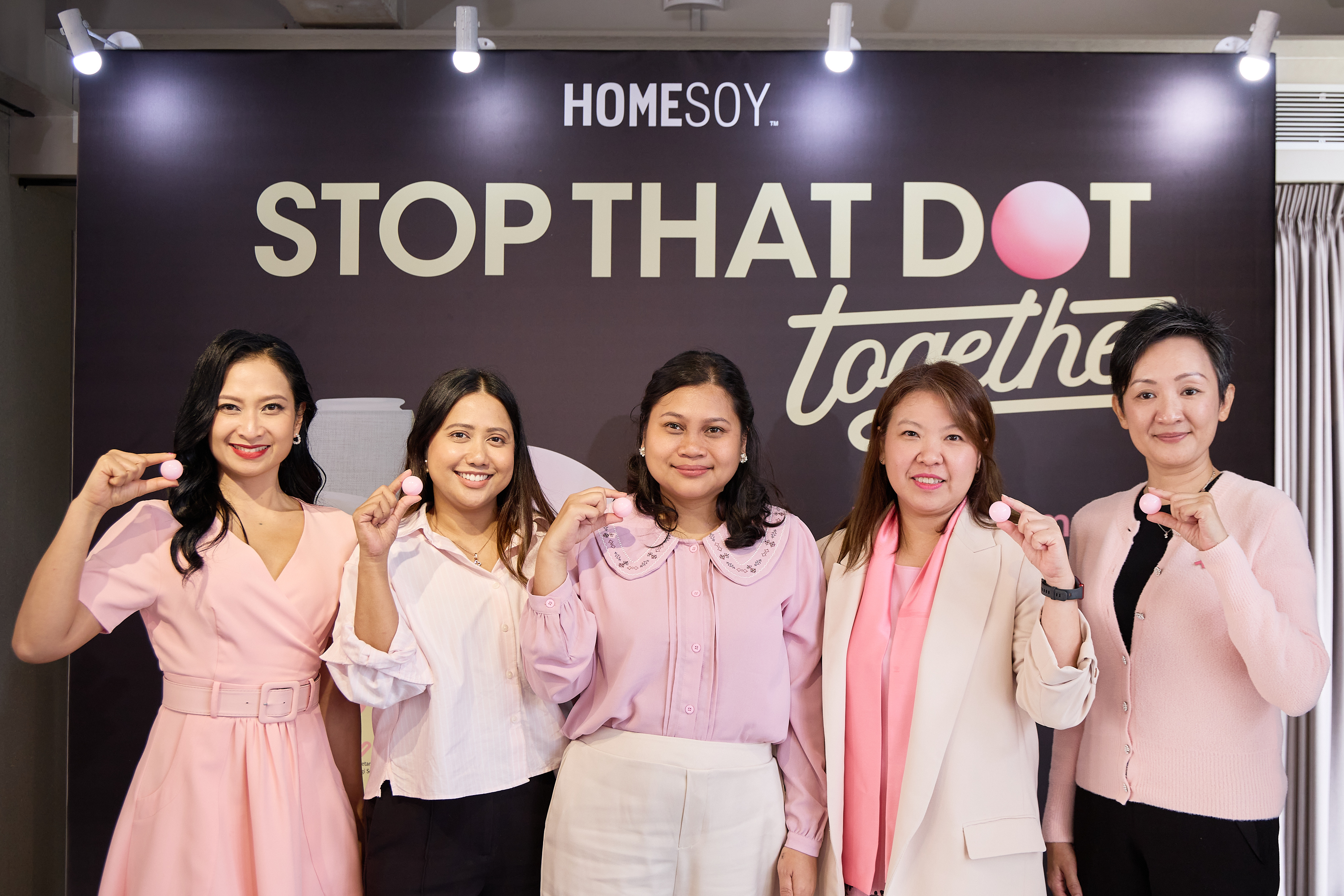 HOMESOY launches ‘Stop That Dot Together’ to continue driving Breast Cancer Awareness