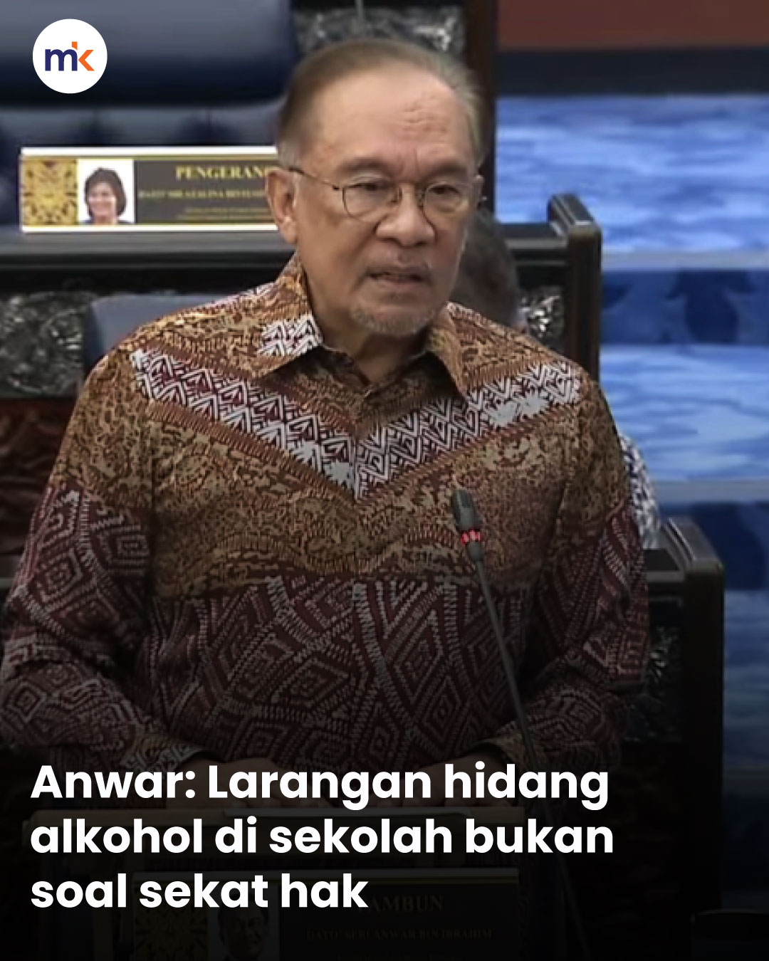 Anwar: Larangan hidang alkohol di sekolah bukan soal sekat hak