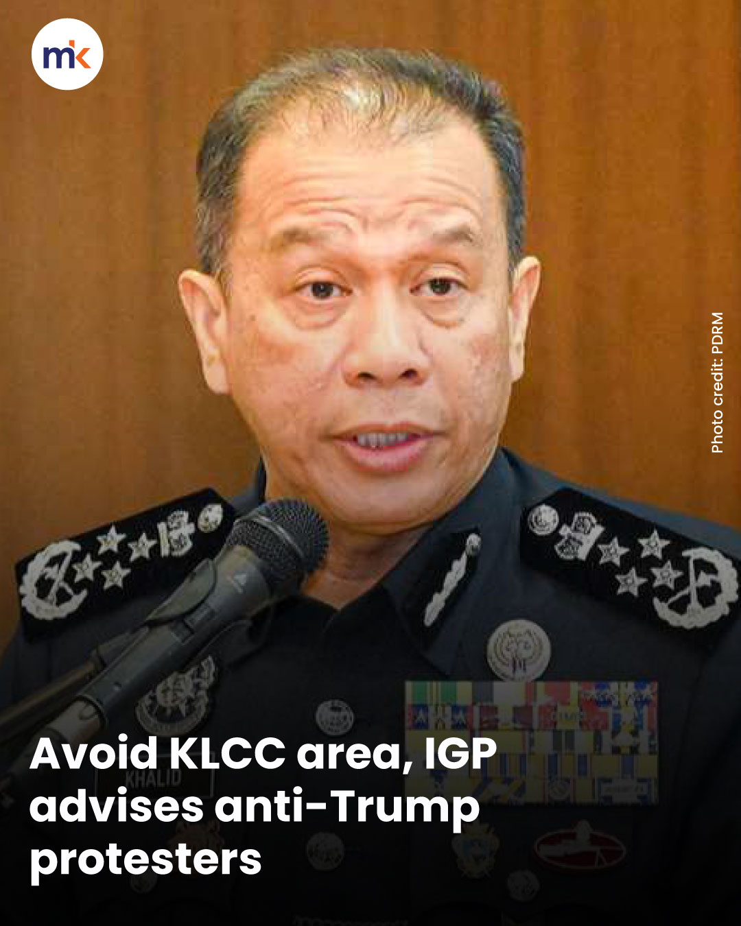 Avoid KLCC area, IGP advises anti-Trump protesters