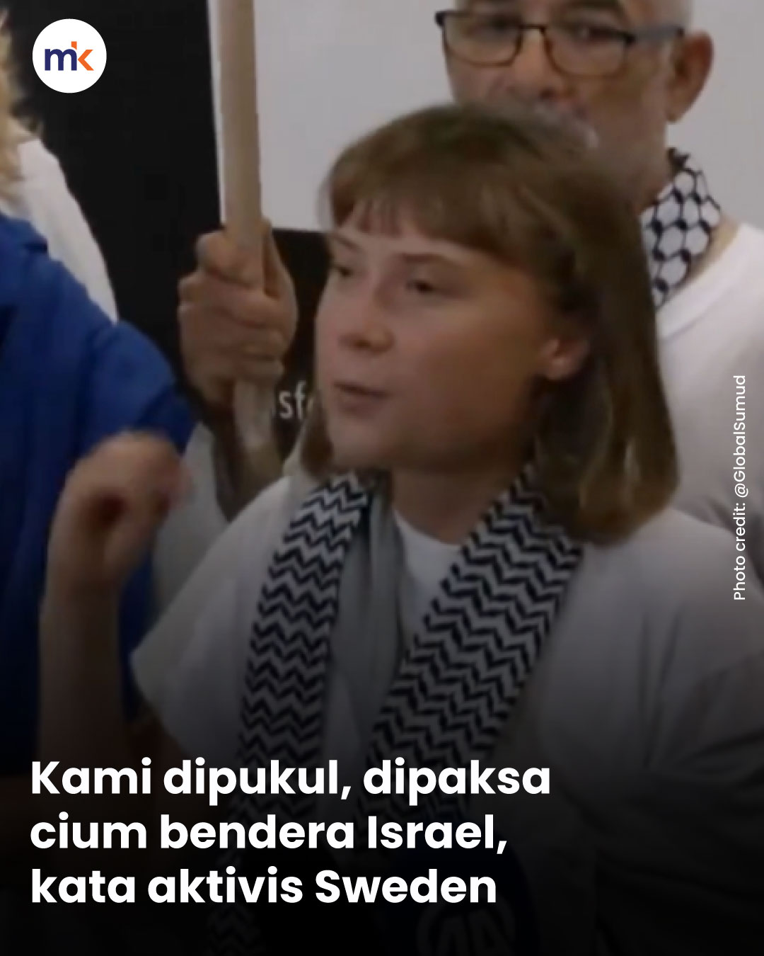 Kami dipukul, dipaksa cium bendera Israel, kata aktivis Sweden