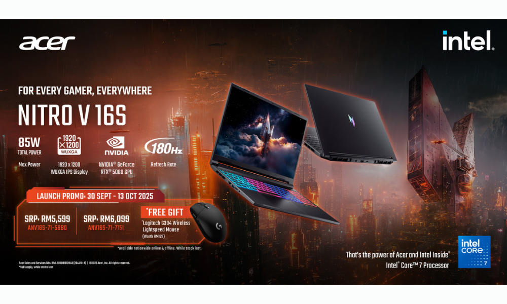 Acer Nitro V 16S arrives in Malaysia with  powerful performance and diverse  configurations