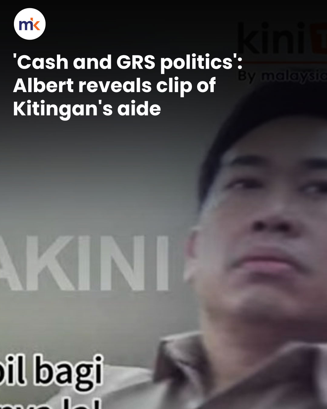 'Cash and GRS politics': Albert reveals clip of Kitingan's aide