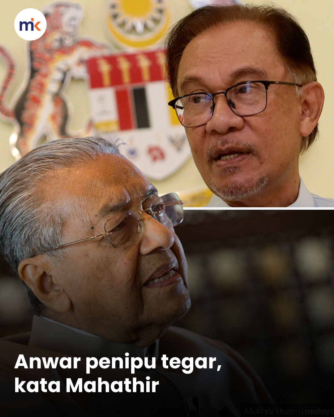 Anwar penipu tegar, kata Mahathir