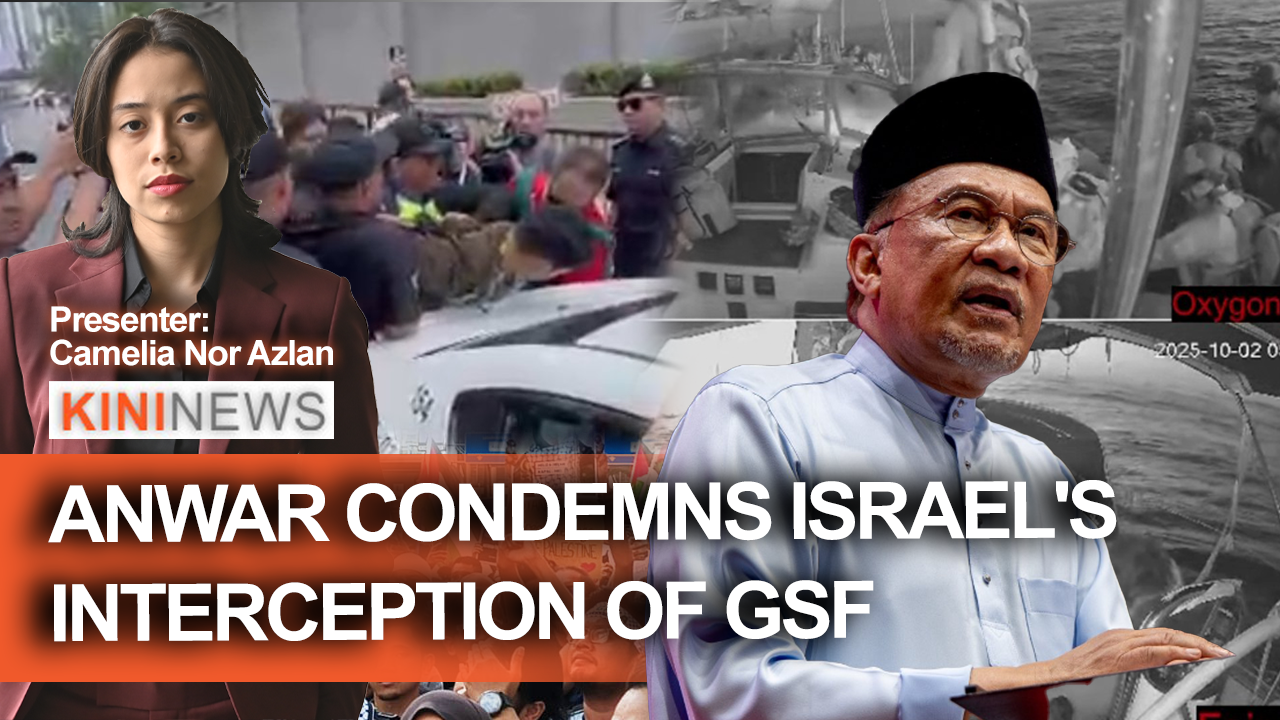 #KiniNews: Anwar urges intervention for release of GSF activists; Tempers flare outside US embassy