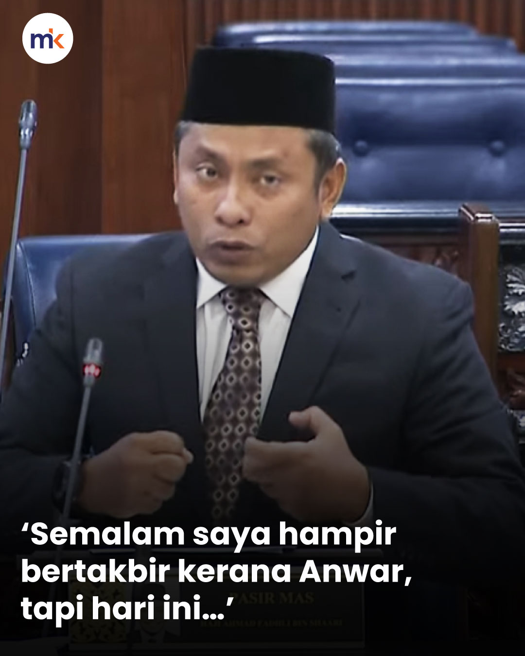 ‘Semalam saya hampir bertakbir kerana Anwar, tapi hari ini…’