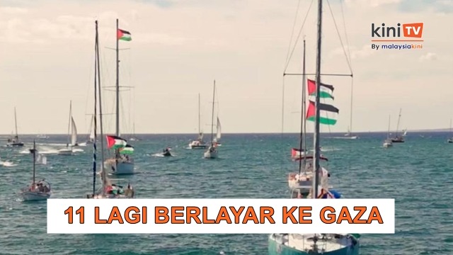Lebih 450 aktivis GSF ditahan Israel! 11 kapal masih berlayar ke Gaza