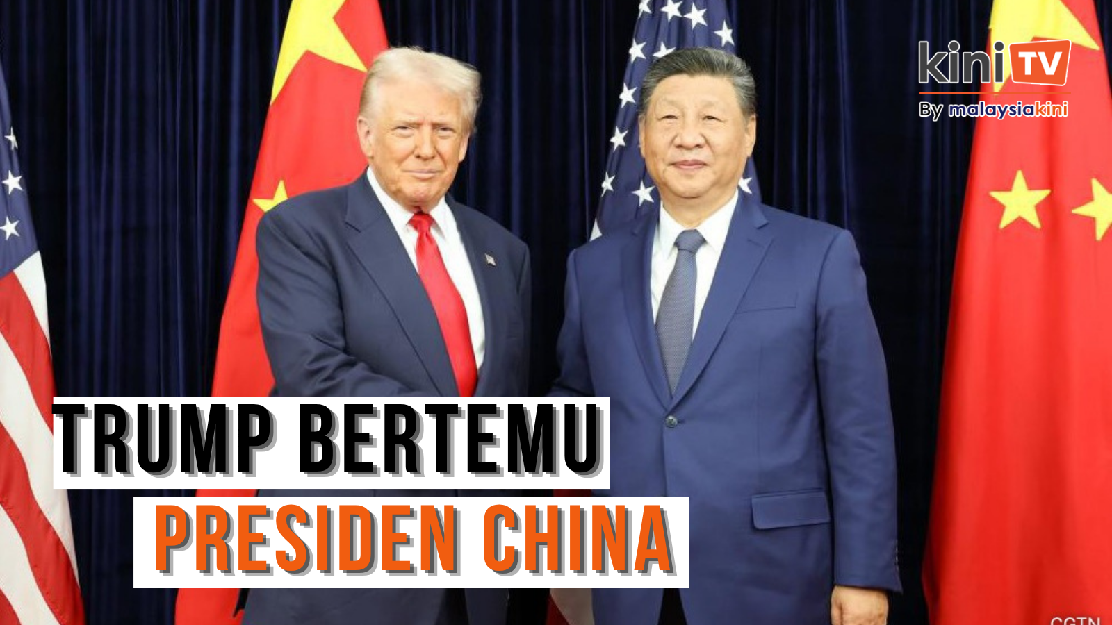 Trump bertemu Xi Jinping di Busan, setuju turun tarif China ke 47%