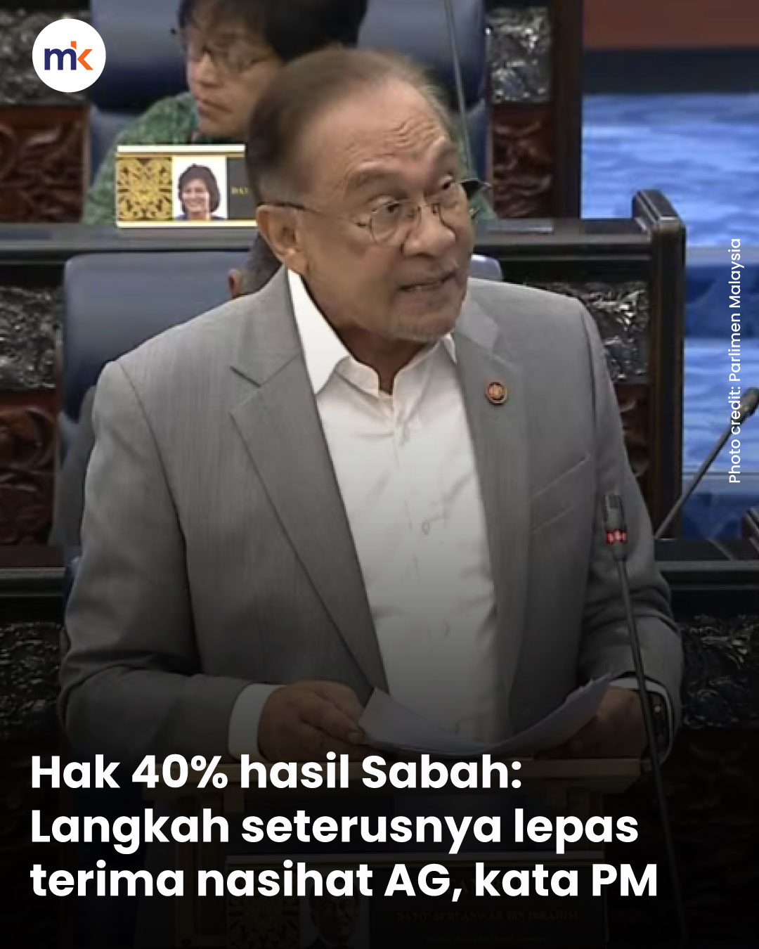 Hak 40% hasil Sabah: Langkah seterusnya lepas terima nasihat AG, kata PM