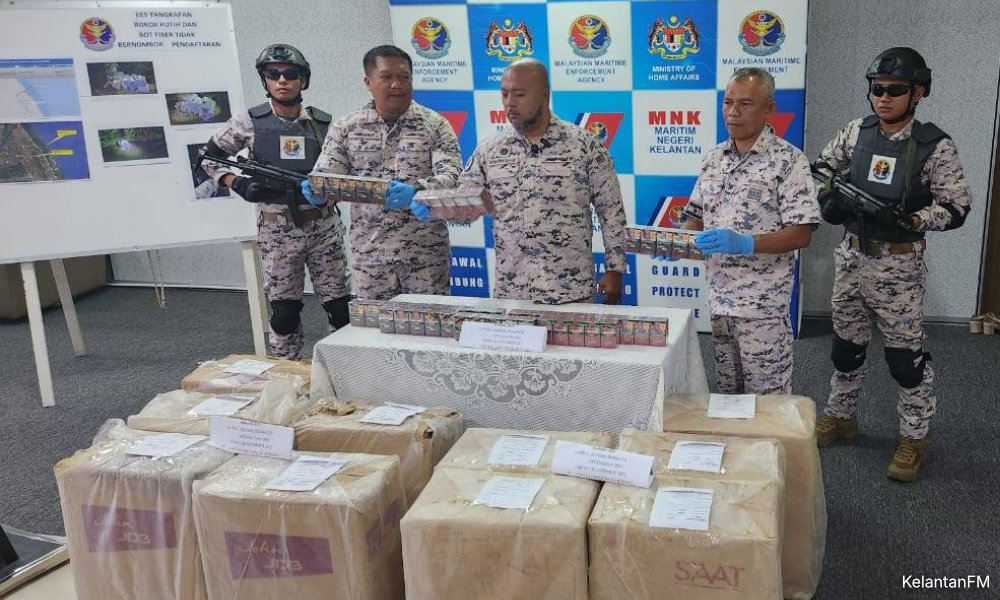 Maritim patahkan cubaan seludup lebih setengah juta batang rokok