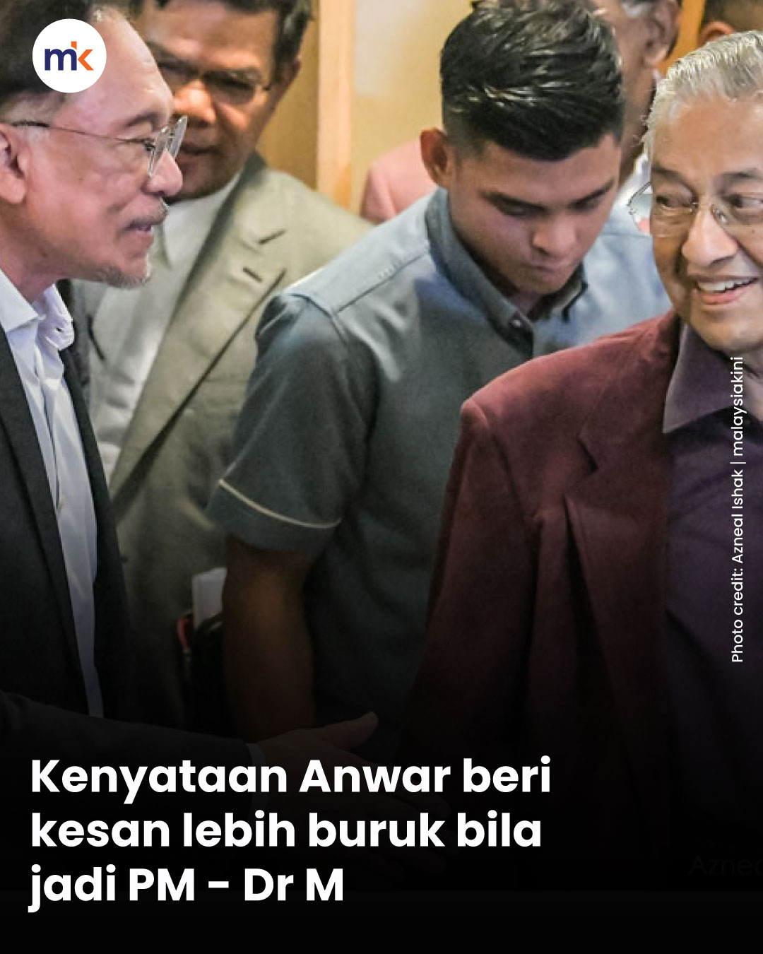 Kenyataan Anwar beri kesan lebih buruk bila jadi PM - Dr M