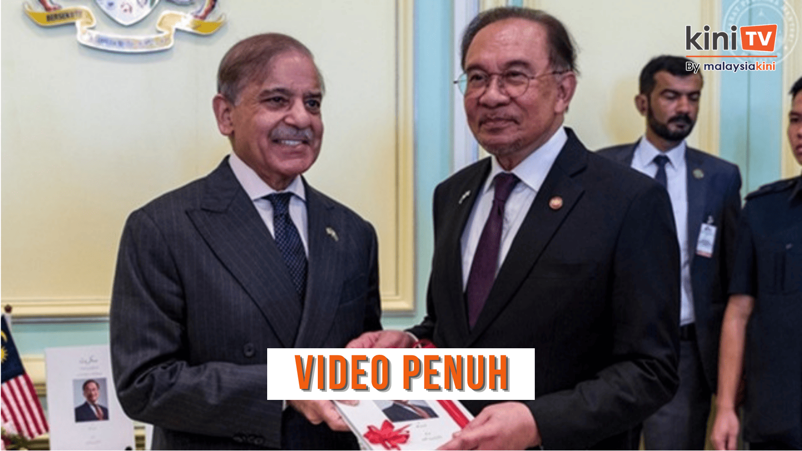 [Video Penuh] Sidang media PM Anwar bersama PM Pakistan Shehbaz Sharif