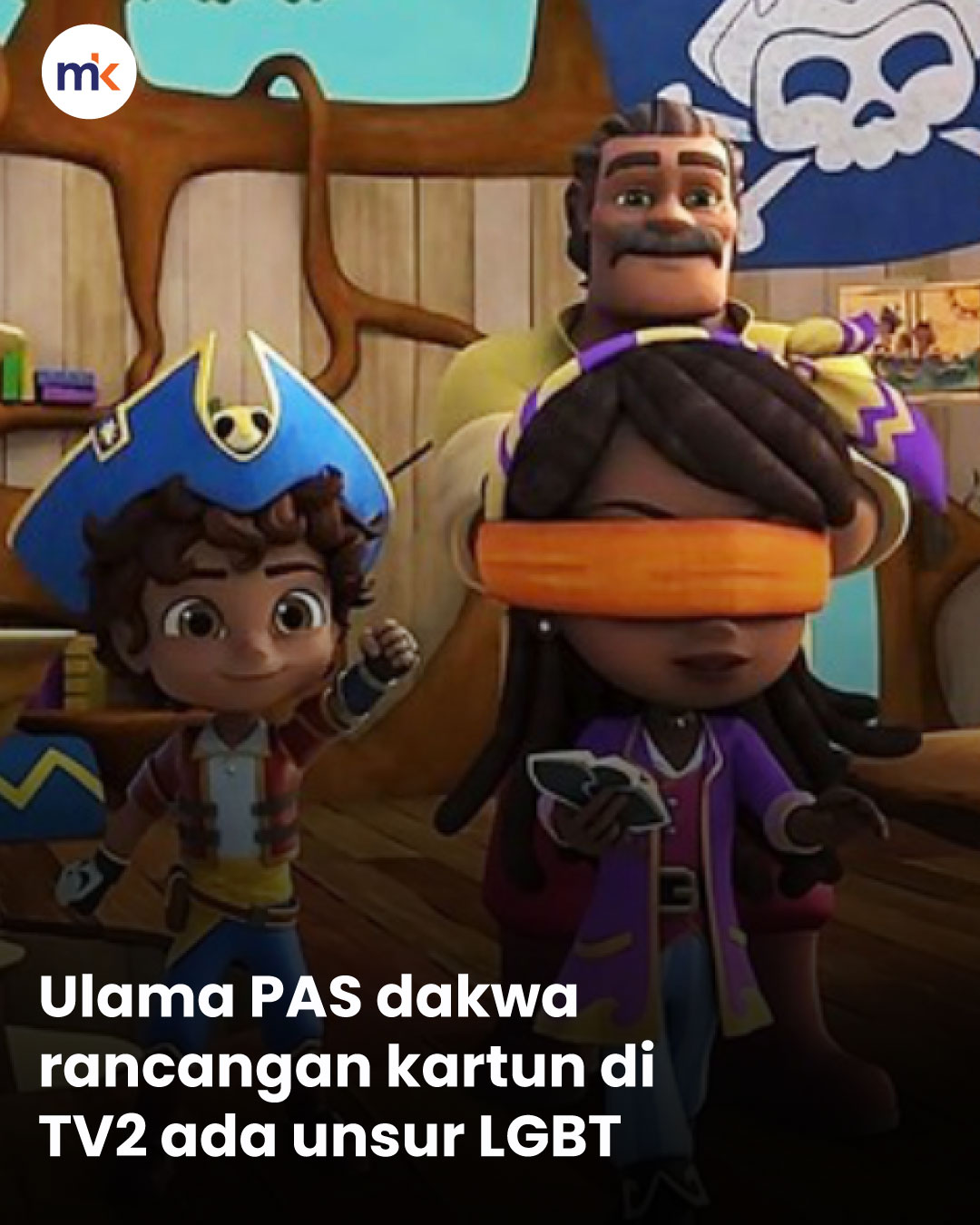 Ulama PAS dakwa rancangan kartun di TV2 ada unsur LGBT