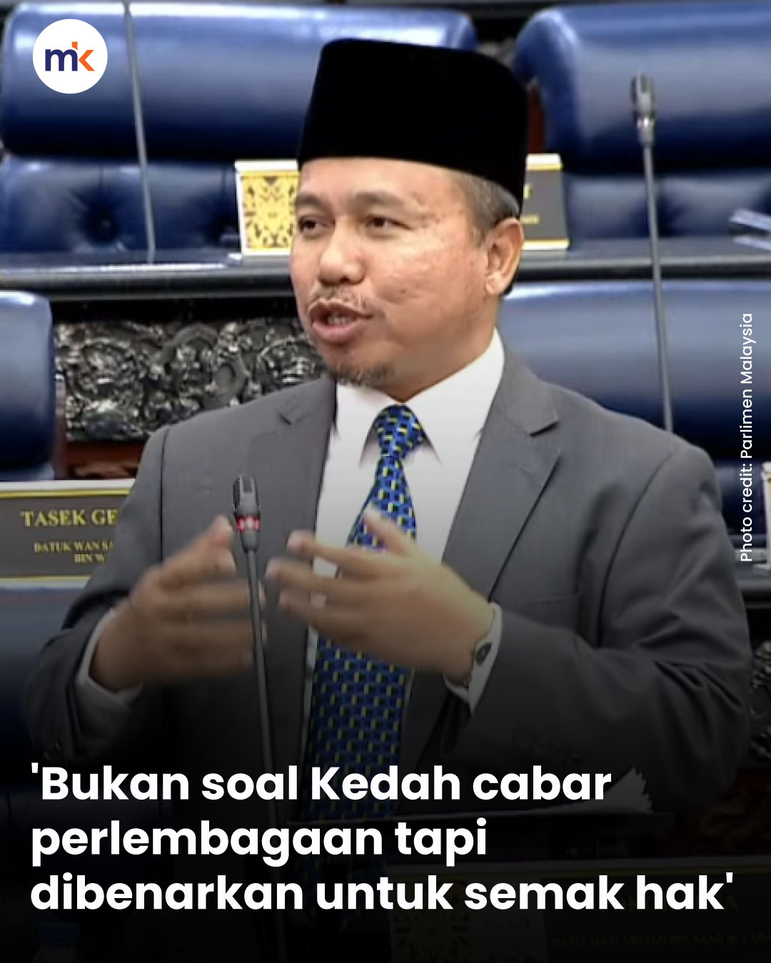 'Bukan soal Kedah cabar perlembagaan tapi dibenarkan untuk semak hak'
