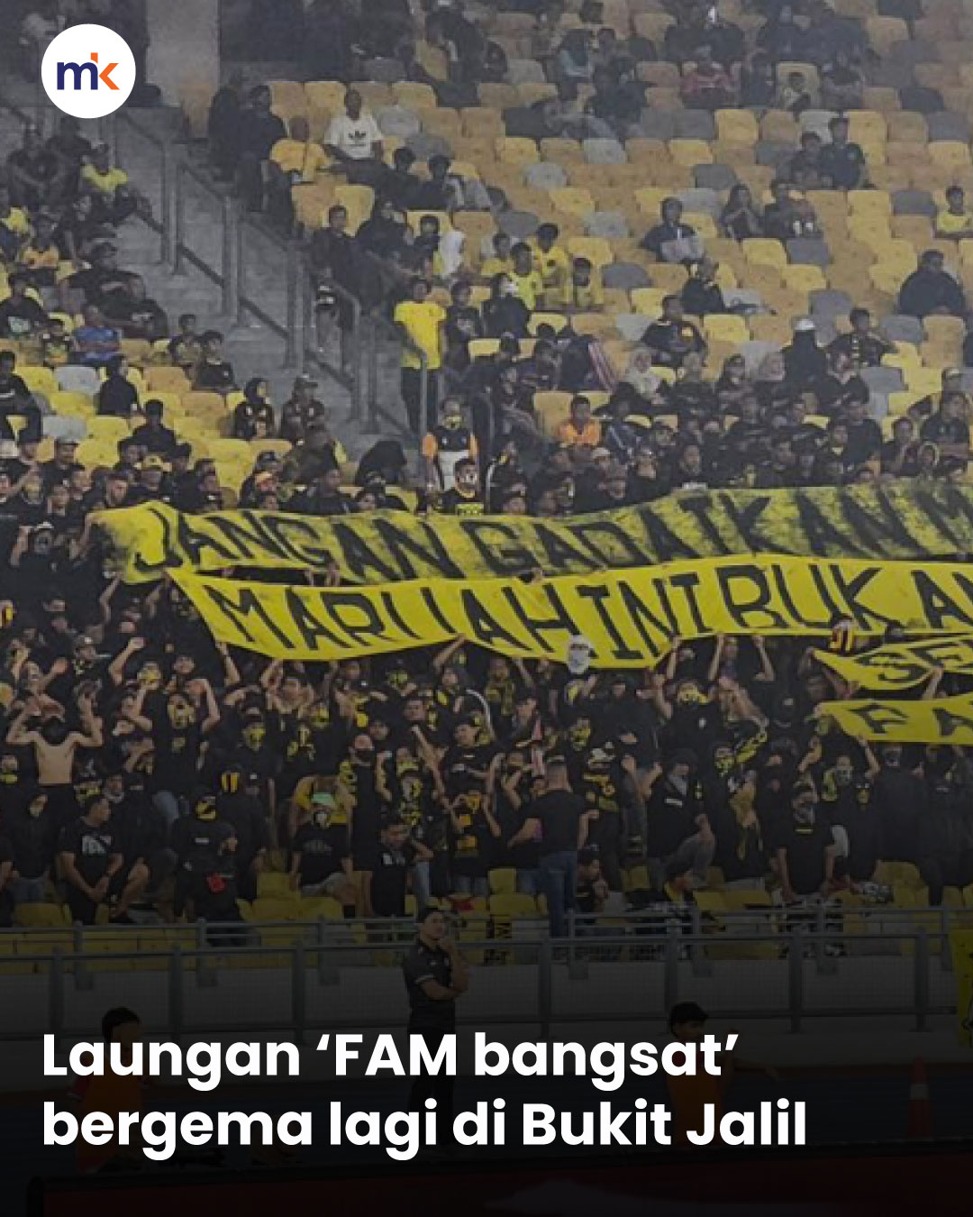 Laungan ‘FAM bangsat’ bergema lagi di Bukit Jalil