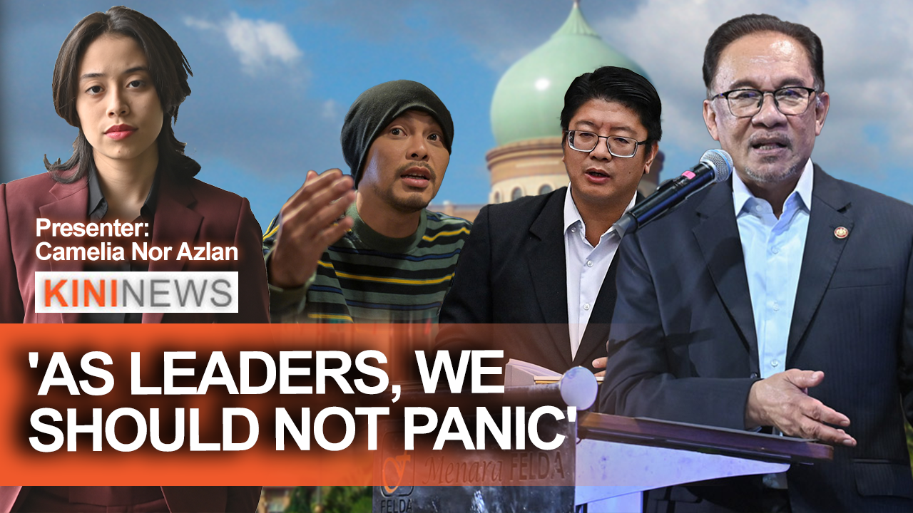 #KiniNews: Leaders shouldn't panic, says Anwar on Ewon quitting; Namewee's remand extended to Nov 13