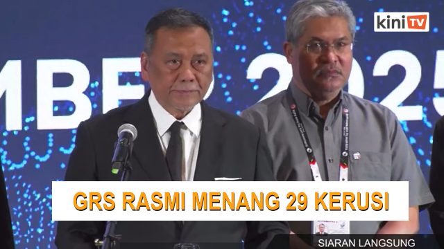 Rasmi: GRS menang 29 kerusi, Warisan 25 kerusi