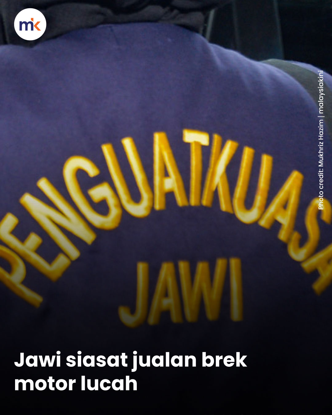 Jawi siasat jualan brek motor lucah