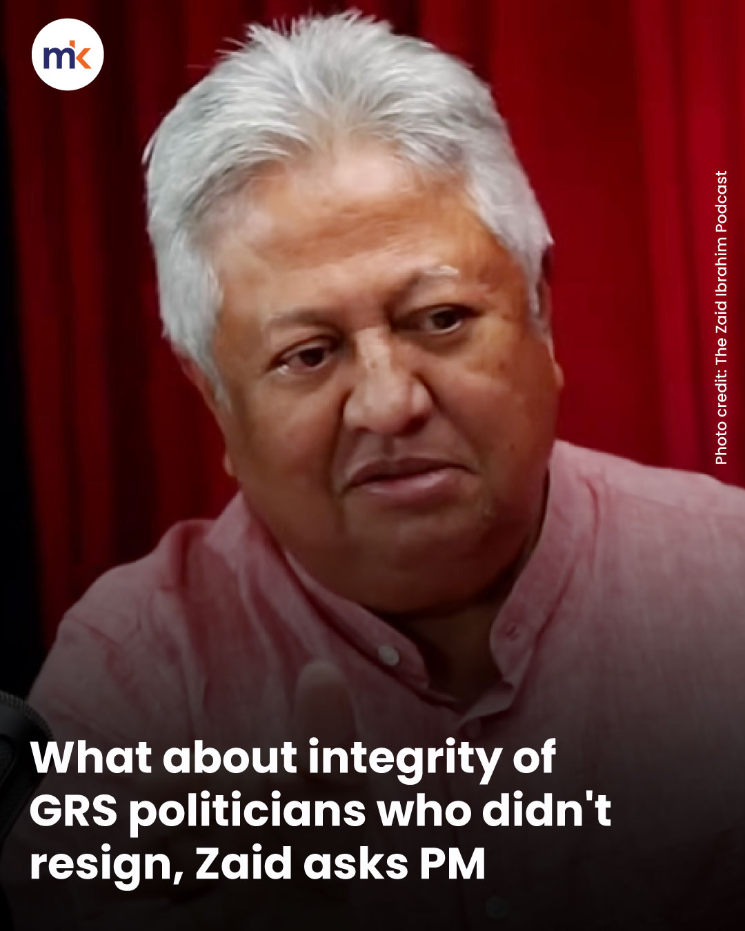What about integrity of GRS politicians who didn't resign, Zaid asks PM