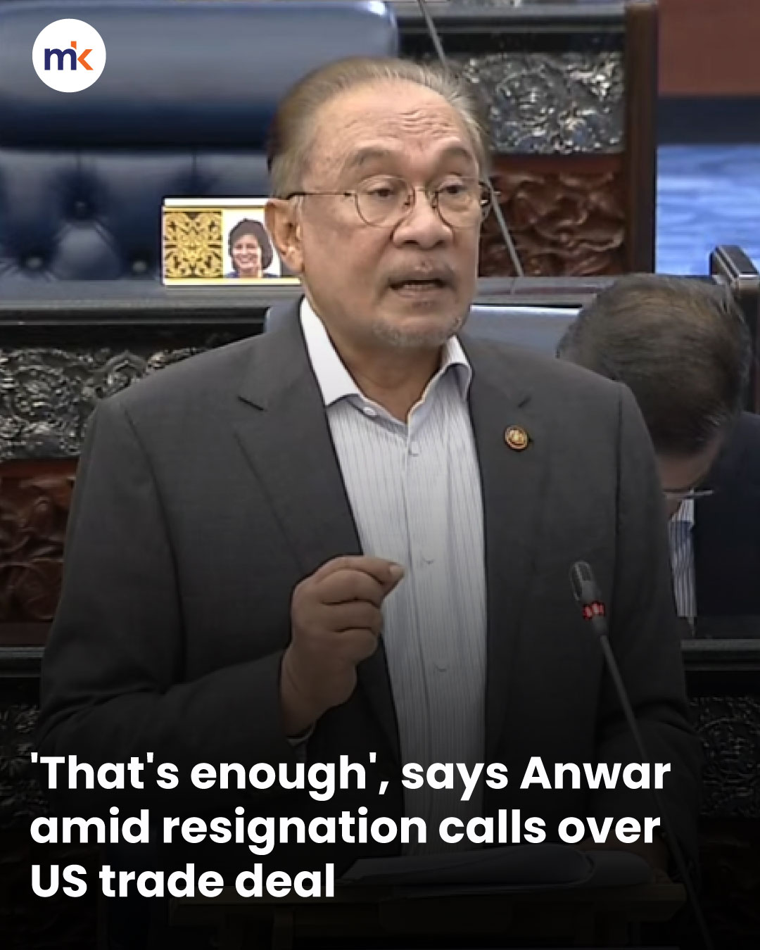 'That's enough', says Anwar amid resignation calls over US trade deal