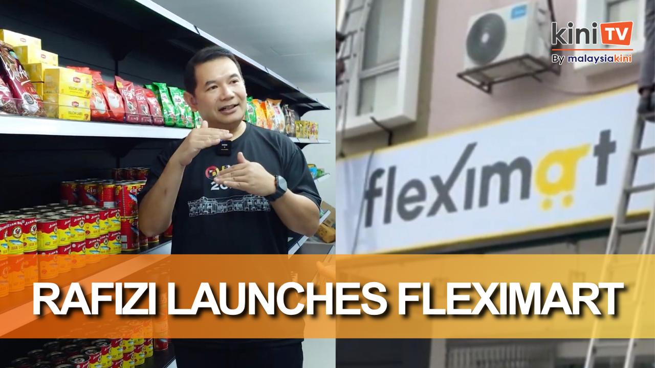 Rafizi Lancar Fleximart di Shah Alam : Wartawan Tinjau Kedai Serbaneka Bawah RM5