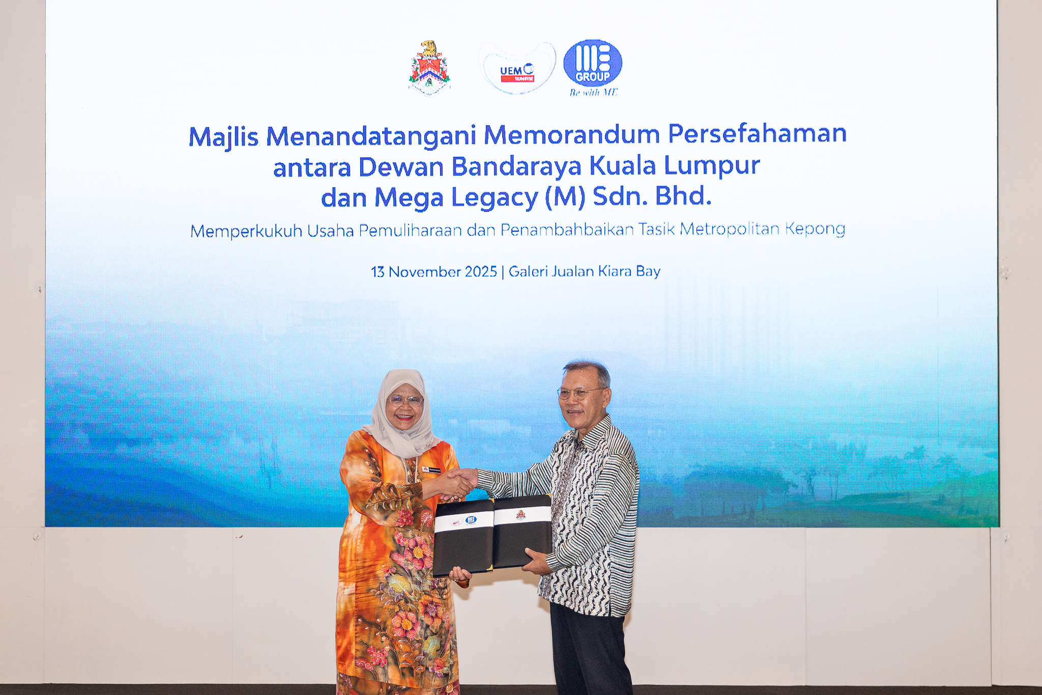 UEM Sunrise, DBKL ink MoU to Restore Lake Water Quality at Kepong Metropolitan Park
