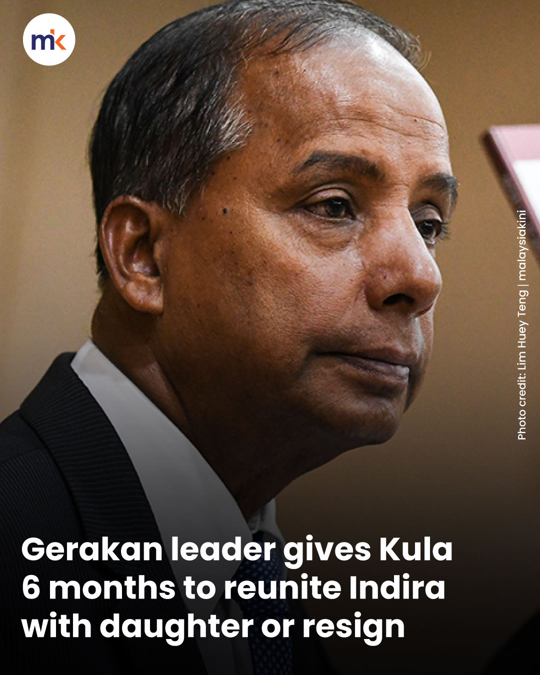 Gerakan leader gives Kula 6 months to reunite Indira with daughter or resign