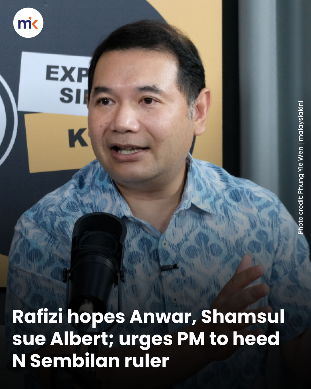 Rafizi hopes Anwar, Shamsul sue Albert; urges PM to heed N Sembilan ruler