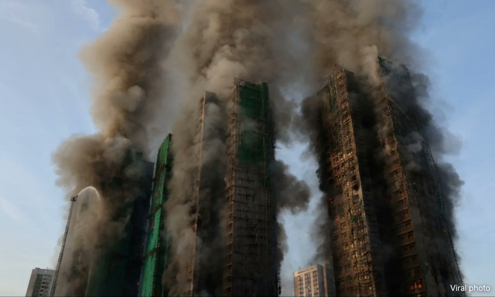 Hong Kong high-rise fire death toll rises to 75, about 200 unaccounted for