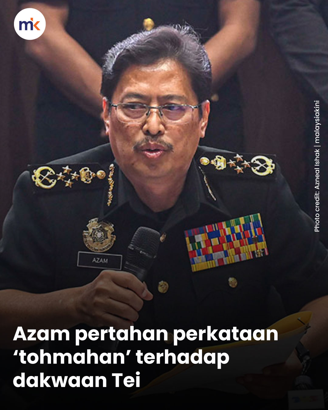 Azam pertahan perkataan ‘tohmahan’ terhadap dakwaan Tei