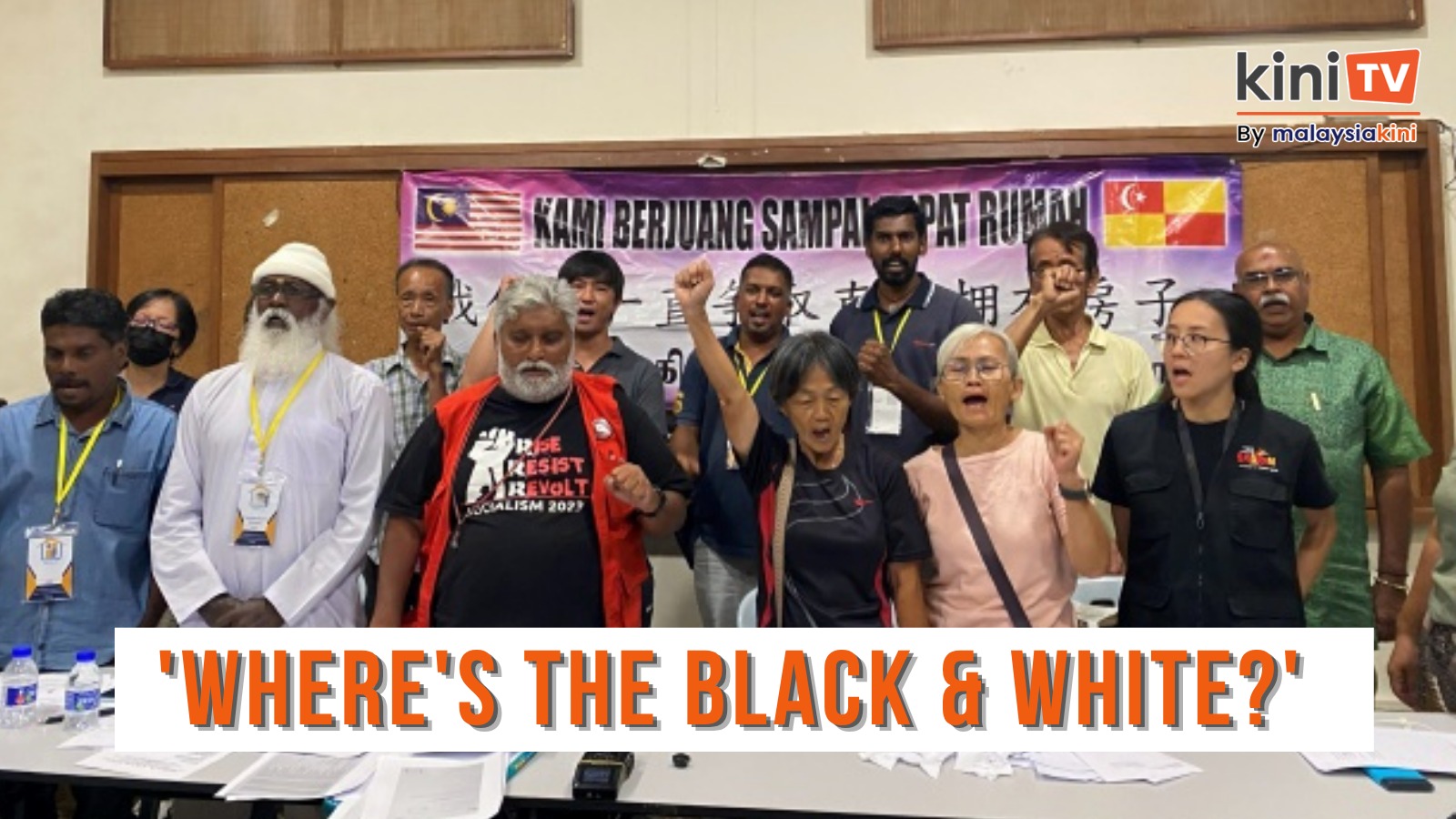 Residents of Kampung Papan demand official written guarantee